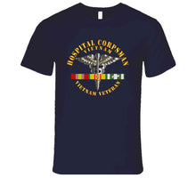 Load image into Gallery viewer, Navy - Hospital Corpsman W Vietnam Svc Ribbons - Premium T-shirt