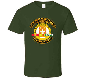 121st Signal Battalion (Divisional) with Vietnam Service Ribbons Classic T Shirt