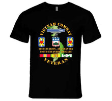 Load image into Gallery viewer, Army - Vietnam Combat Veteran, 2nd Battalion, 3rd Infantry, 199th Infantry Brigade with Vietnam Service Ribbons - T-Shirts - Premium