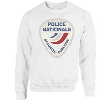 Load image into Gallery viewer, Police Nationale France Police Patch Blanc T Shirt