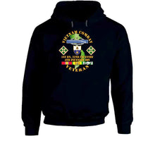 Load image into Gallery viewer, Army - Vietnam Combat Infantry Veteran With 1st Battalion 22nd Infantry - 4th Infantry Division Shoulder Sleeve Insignia - Hoodie
