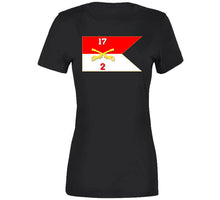 Load image into Gallery viewer, Army - 2rd Squadron, 17th Cavalry Guidon Long Sleeve T Shirt
