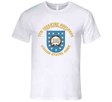 Load image into Gallery viewer, Army - 7th Infantry Regiment, Army Flash, (Cottenbailers) with Distinctive Unit Insignia - T-Shirts - Premium