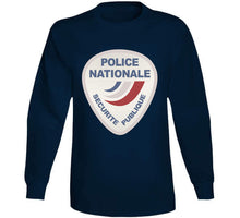 Load image into Gallery viewer, Police Nationale France Police Patch Blanc T Shirt