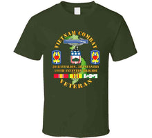 Load image into Gallery viewer, Army - Vietnam Combat Veteran, 2nd Battalion, 3rd Infantry, 199th Infantry Brigade with Vietnam Service Ribbons - T-Shirts - Classic