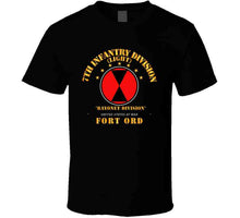 Load image into Gallery viewer, Army - 7th Infantry Division - Fort Ord, California - T-Shirts - Classic