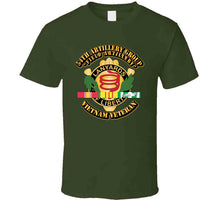 Load image into Gallery viewer, DUI - 54th Artillery Group (Field Artillery) w SVC Ribbon - T-Shirts - Classic