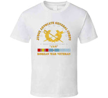 Load image into Gallery viewer, Army - Judge Advocate Veteran Corps, Veteran, "Jag", Korean War Veteran with Korean War Service Ribbons - T Shirt, Premium and Hoodie
