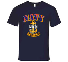 Load image into Gallery viewer, NAVY - CPO - Retired - T-Shirts - Premium