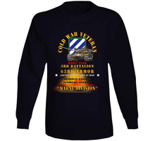 Load image into Gallery viewer, Army - Cold War Vet - 3rd Bn 63rd Armor - 3rd Inf Div - Augsberg Frg - M60a1 Tank - Marne Div Long Sleeve Tee