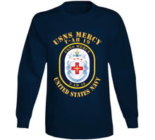 Load image into Gallery viewer, Usns Mercy (t-ah 19) - Crest X 300 T Shirt