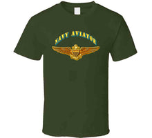 Load image into Gallery viewer, Emblem - Navy - Navy Aviator - T-Shirts - Classic