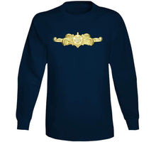 Load image into Gallery viewer, Uscg - Cutterman Badge - Officer - Gold Wo Txt T Shirt