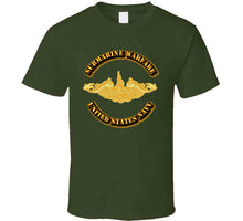 Load image into Gallery viewer, Navy - Submarine Badge - Gold - T-Shirts - Classic