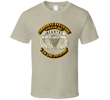 Load image into Gallery viewer, Airborne Badge - Infantry - Follow Me I am the Infantry - T-Shirts - Classic