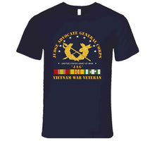 Load image into Gallery viewer, Army - Judge Advocate Veteran Corps,"Jag" with Vietnam War Service Ribbons - T Shirt, Premium and Hoodie