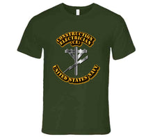 Load image into Gallery viewer, Navy - Rate - Construction Electrician - T-Shirts - Premium