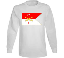 Load image into Gallery viewer, Army - 1st Squadron, 17th Cavalry Guidon Long Sleeve T Shirt