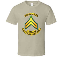Load image into Gallery viewer, Corporal - E4 - w Text - Retired - T-Shirts - Classic
