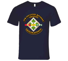 Load image into Gallery viewer, 4th Infantry Division with Vietnam Service Ribbons - T-Shirts - Premium
