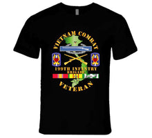 Load image into Gallery viewer, Army - Vietnam Combat, 199th Infantry Brigade, Veteran with Shoulder Sleeve Insignia - T Shirt, Premium and Hoodie