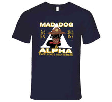 Load image into Gallery viewer, 3rd Bn 28th Inf -alpha - Mad Dog T Shirt