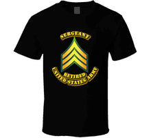 Load image into Gallery viewer, Sergeant - E5 - w Text - Retired - T-Shirts - Classic