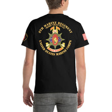 Load image into Gallery viewer, 3rd Battalion, 8th Marines - Peace Keeping - Lebanon 1984 with Armed Forces Expeditionary Ribbon - Short Sleeve T-Shirt