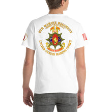 Load image into Gallery viewer, 3rd Battalion, 8th Marines - Peace Keeping - Lebanon 1984 with Armed Forces Expeditionary Ribbon - Short Sleeve T-Shirt