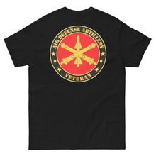 Load image into Gallery viewer, 52nd Air Defense Artillery - Veteran - Front Back - Men's heavyweight tee