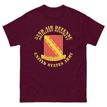 Load image into Gallery viewer, 52nd Air Defense Artillery - Veteran - Front Back - Men's heavyweight tee