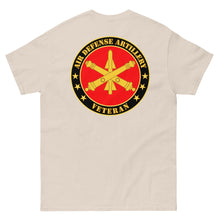 Load image into Gallery viewer, 52nd Air Defense Artillery - Veteran - Front Back - Men's heavyweight tee