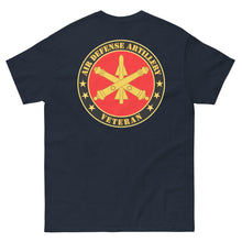 Load image into Gallery viewer, 52nd Air Defense Artillery - Veteran - Front Back - Men's heavyweight tee