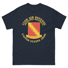 Load image into Gallery viewer, 52nd Air Defense Artillery - Veteran - Front Back - Men's heavyweight tee