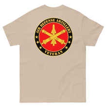 Load image into Gallery viewer, 52nd Air Defense Artillery - Veteran - Front Back - Men's heavyweight tee