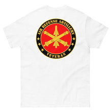 Load image into Gallery viewer, 52nd Air Defense Artillery - Veteran - Front Back - Men's heavyweight tee