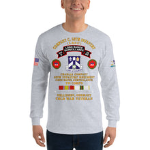 Load image into Gallery viewer, Men’s Long Sleeve Shirt - C CO, 58th Infantry (LRSU), Nellingen, Germany Cold War Veteran w COLD SVC