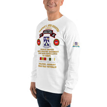 Load image into Gallery viewer, Men’s Long Sleeve Shirt - C CO, 58th Infantry (LRSU), Nellingen, Germany Cold War Veteran w COLD SVC
