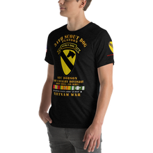 Load image into Gallery viewer, Short-Sleeve Unisex T-Shirt - 34th Scout Dog Plt - Vietnam War Vet SFC Dobson