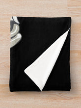 Load image into Gallery viewer, USCG - Cutterman Badge - Enlisted - Silver w Top Txt Throw Blanket
