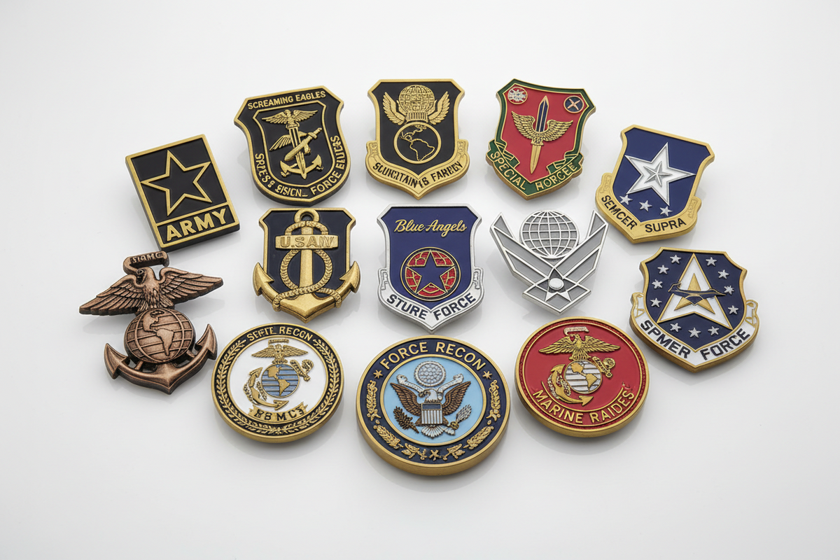 Military Die-Cut Magnets - Premium Custom Shaped Magnets - MIP Brand ...