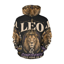 Load image into Gallery viewer, Leo - royal energy and confidence Men's All Over Print Hoodie (USA Size)

