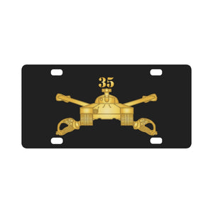 Army - 35th Armor - Armor Branch wo Txt X 300 Classic License Plate