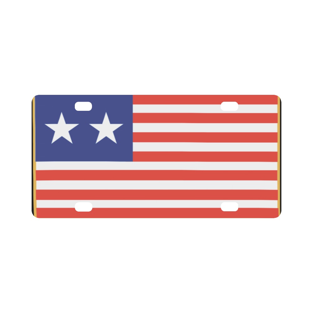 Flag - Western Forces - 2 Star Flag X 300 Classic License Plate