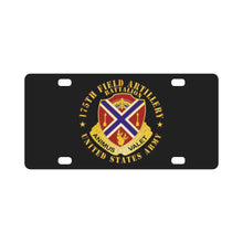 Load image into Gallery viewer, Army - 175th Field Artillery Battalion - DUI X 300 Classic License Plate
