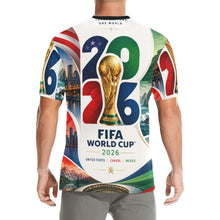 Load image into Gallery viewer, FIFA World Cup 2026 Men's All Over Print Crew Neck T-Shirt
