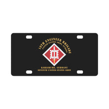 Load image into Gallery viewer, Army - 18th Engineer Bde - US Army Europe X 300 Classic License Plate
