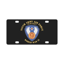 Load image into Gallery viewer, AAC - SSI - 9th Air Force - WWII - USAAF x 300 Classic License Plate
