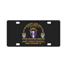 Load image into Gallery viewer, D Co 1st Bn 61st Infantry (BCT) - 165th Inf Bde Ft Jackson SC Classic License Plate
