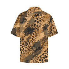 Load image into Gallery viewer, Cheetah camouflage texture Men's All Over Print Hawaiian Shirt With Chest Pocket
